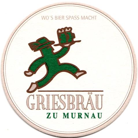 murnau gap-by gries rund 1a (215-wo's bier spaß macht-grüngold) 